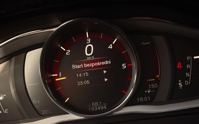 Volvo V60 cena 75900 przebieg: 163000, rok produkcji 2018 z Piotrków Kujawski małe 781